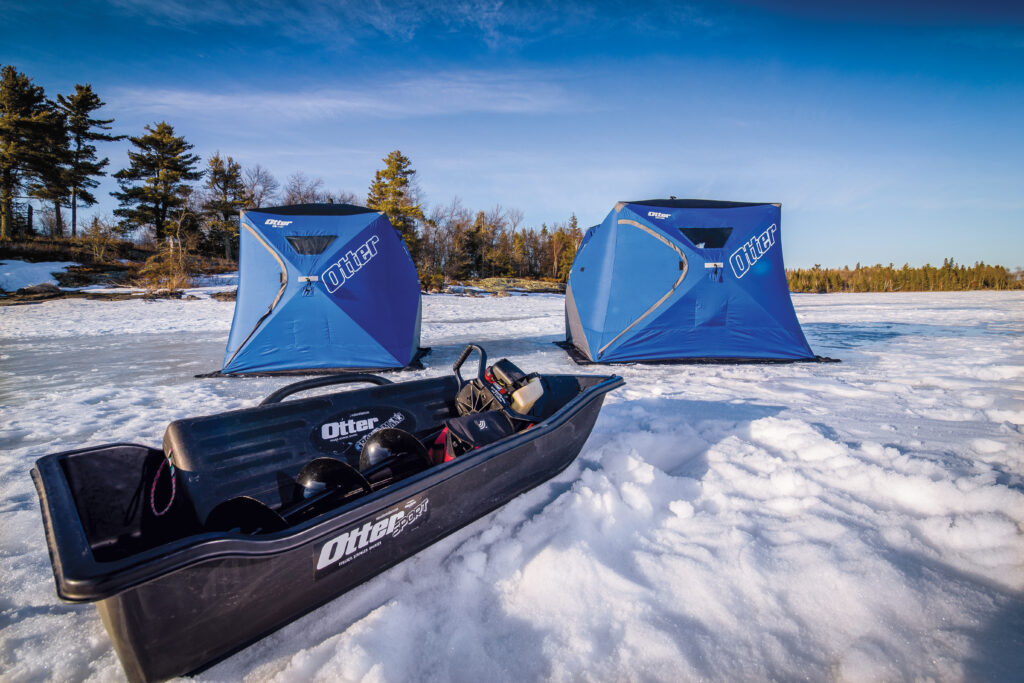 Otter Sport Sled – Lightweight Roto-Molded Polyethylene Sled For Ice Fishing, Hauling & Outdoor Use